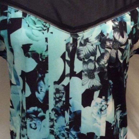 Nanette Lepore dress, black and Blue M - NWOT - Picture 2 of 6